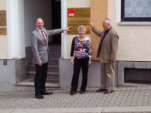Wolfgang Tiefensee, Karin Pfau und Gerd Habenicht